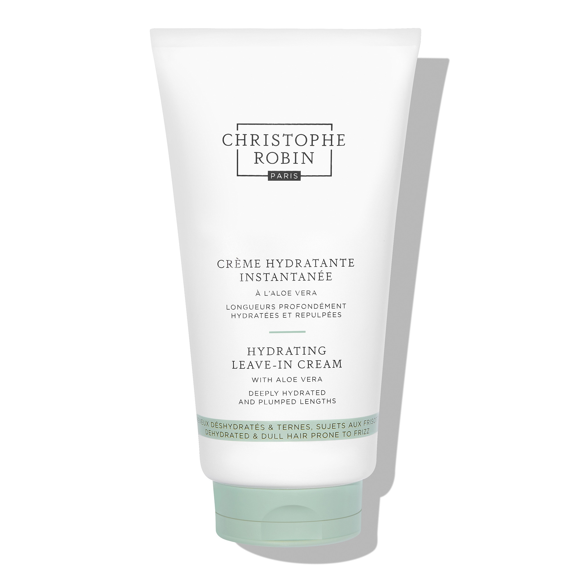 200ml CHRISTOPHE ROBIN HYDRATANT Crème hydratante instantanée à l'aloe vera 1 of 4