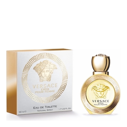 50ML VERSACE EROS POUR FEMME Eau de Toilette  1 of 2 