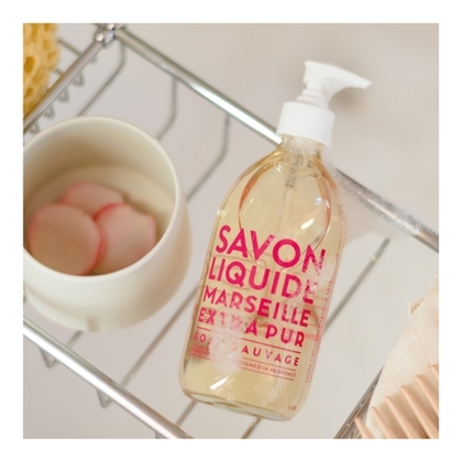 Savon liquide de Marseille rose sauvage