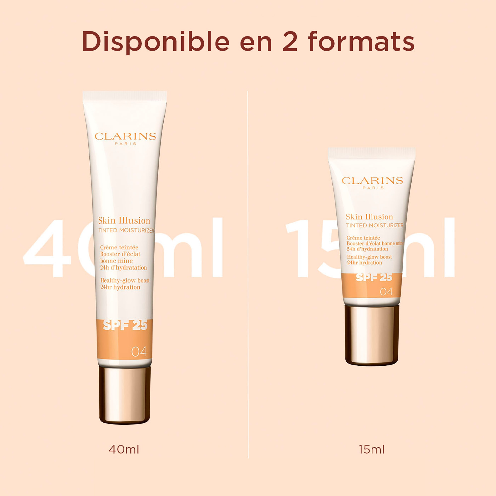 Skin illusion tinted moisturizer spf25 - crème teintée booster d'éclat