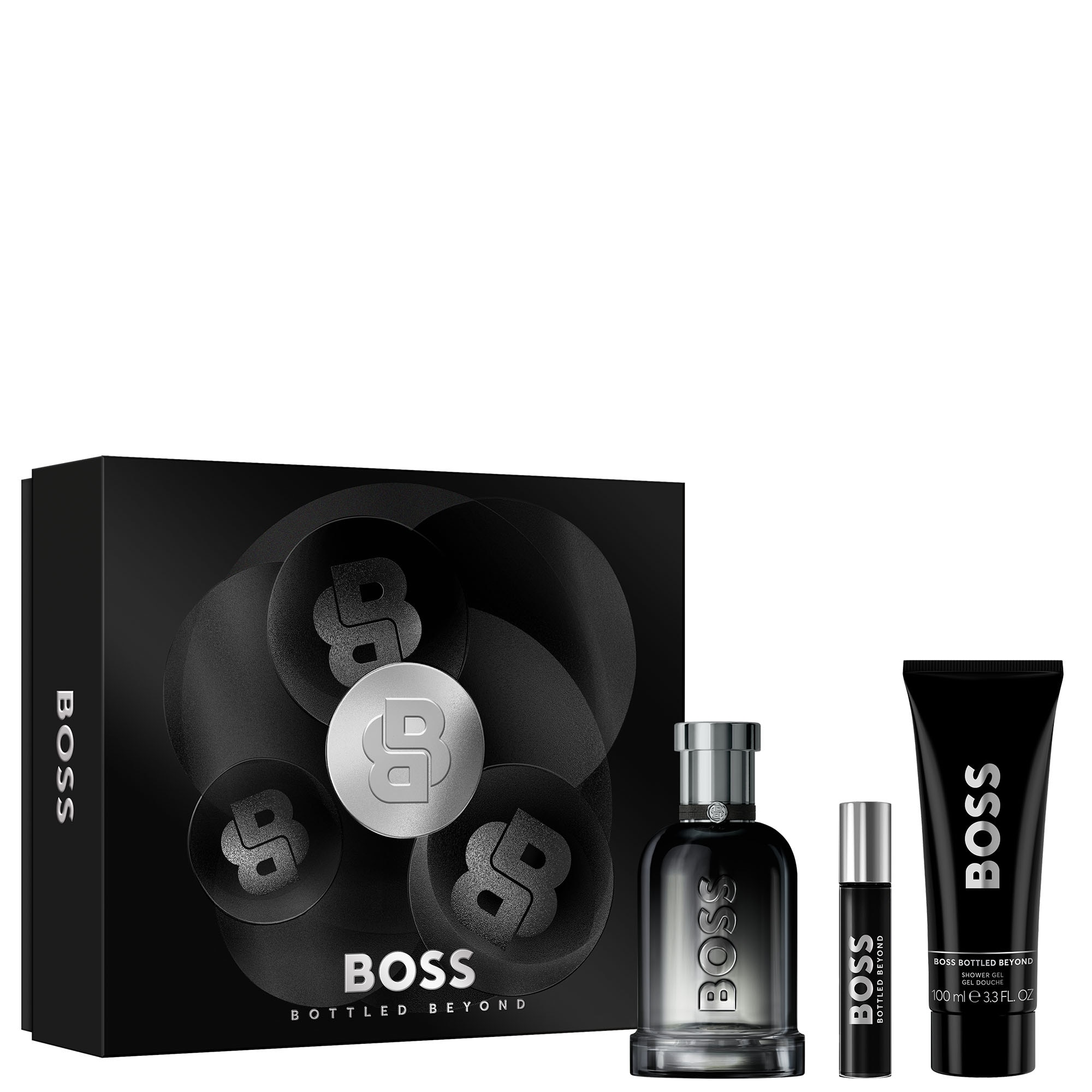 Hugo Boss - Boss Bottled Beyond - Coffret Eau De Parfum + Gel Douche + Vaporisateur Voyage
