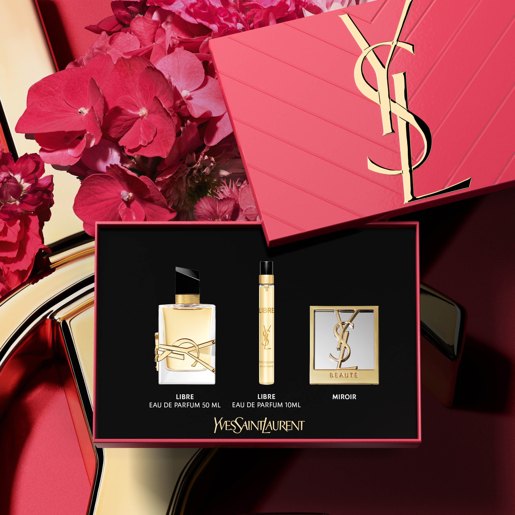 Coffret - eau de parfum + format voyage + miroir