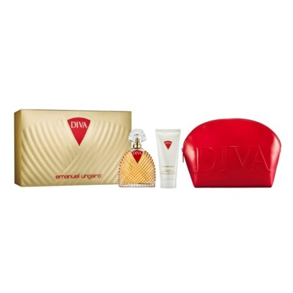  EMANUEL UNGARO DIVA Coffret eau de parfum + lait pour le corps  1 of 1 