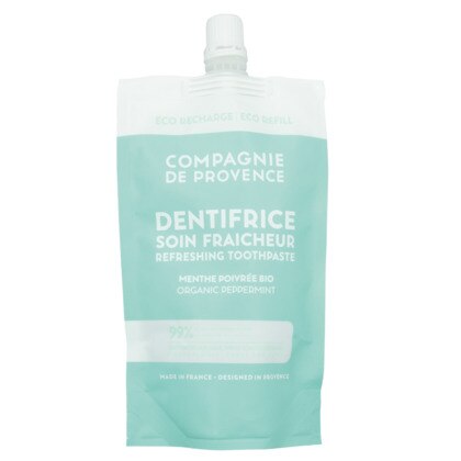 180ml LA COMPAGNIE DE PROVENCE HYGIENE Recharge - dentifrice soin fraicheur bio  1 of 4 