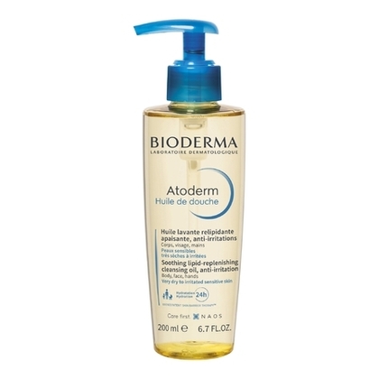 200ML BIODERMA ATODERM Huile de douche - hydratant peaux sensibles visage & corps  1 of 3 