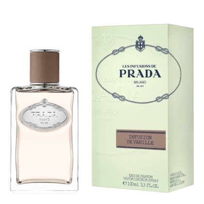 100ML Prada INFUSION DE VANILLE Eau de parfum ambrée boisée sensuelle  1 of 4 