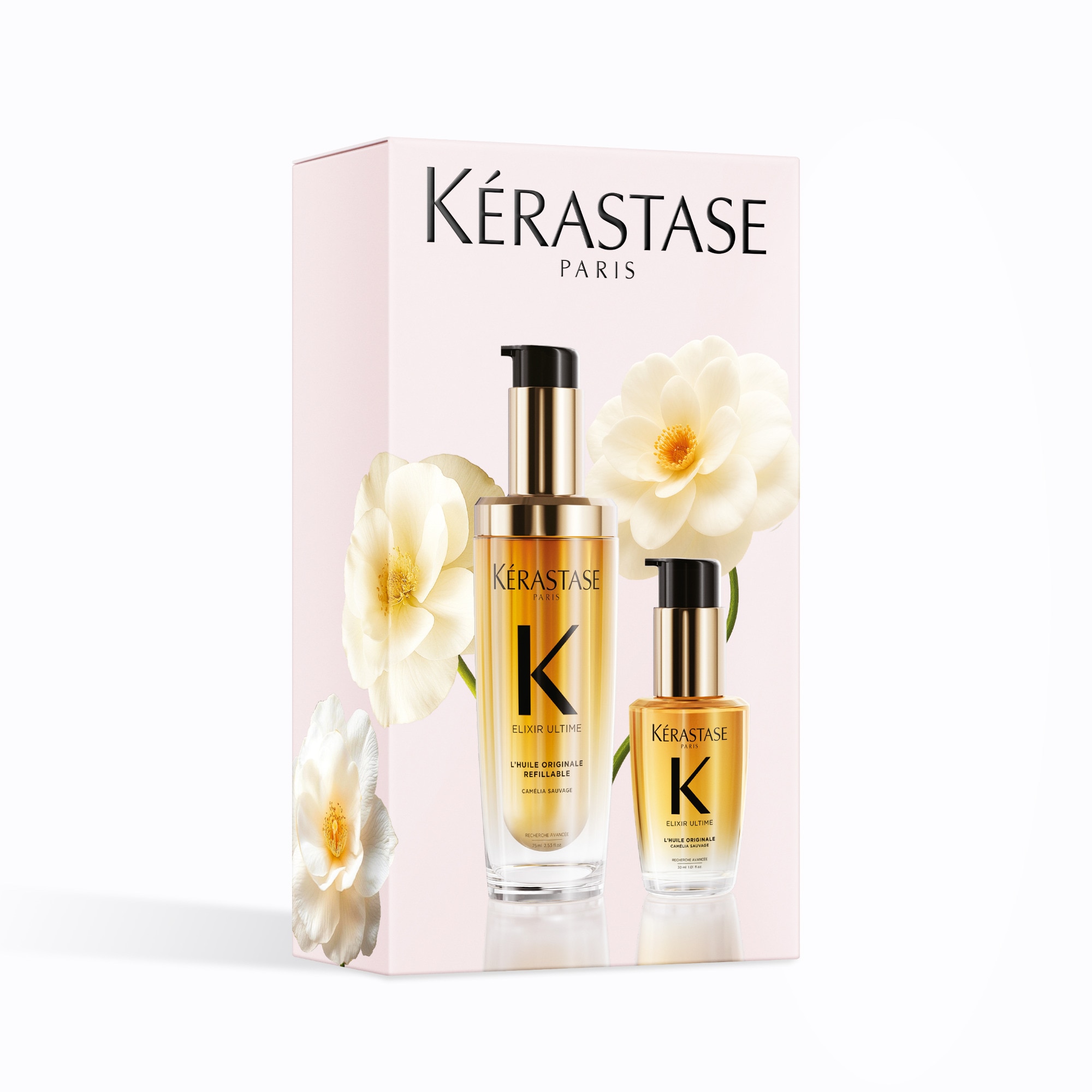  KÉRASTASE ICONIQUE Coffret - duo l'huile originale pour cheveux secs à très secs  Coffret - duo l'huile originale pour cheveux secs à très secs
