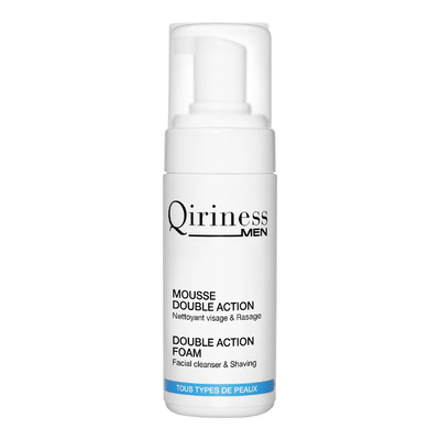 Qiriness - Nettoyage/rasage - Mousse Double Action - 125ml