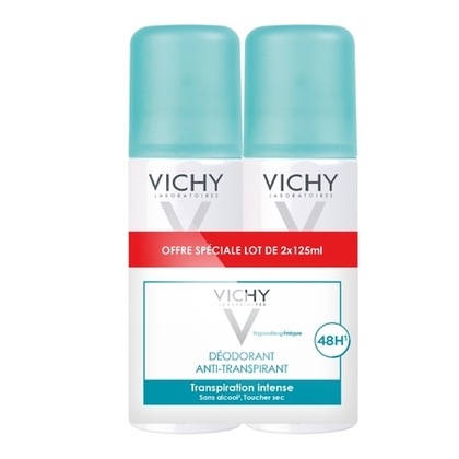 250ML VICHY V HYPOALLERGENIQUE Déodorant 48H anti-transpirant - lot de 2  1 of 4 