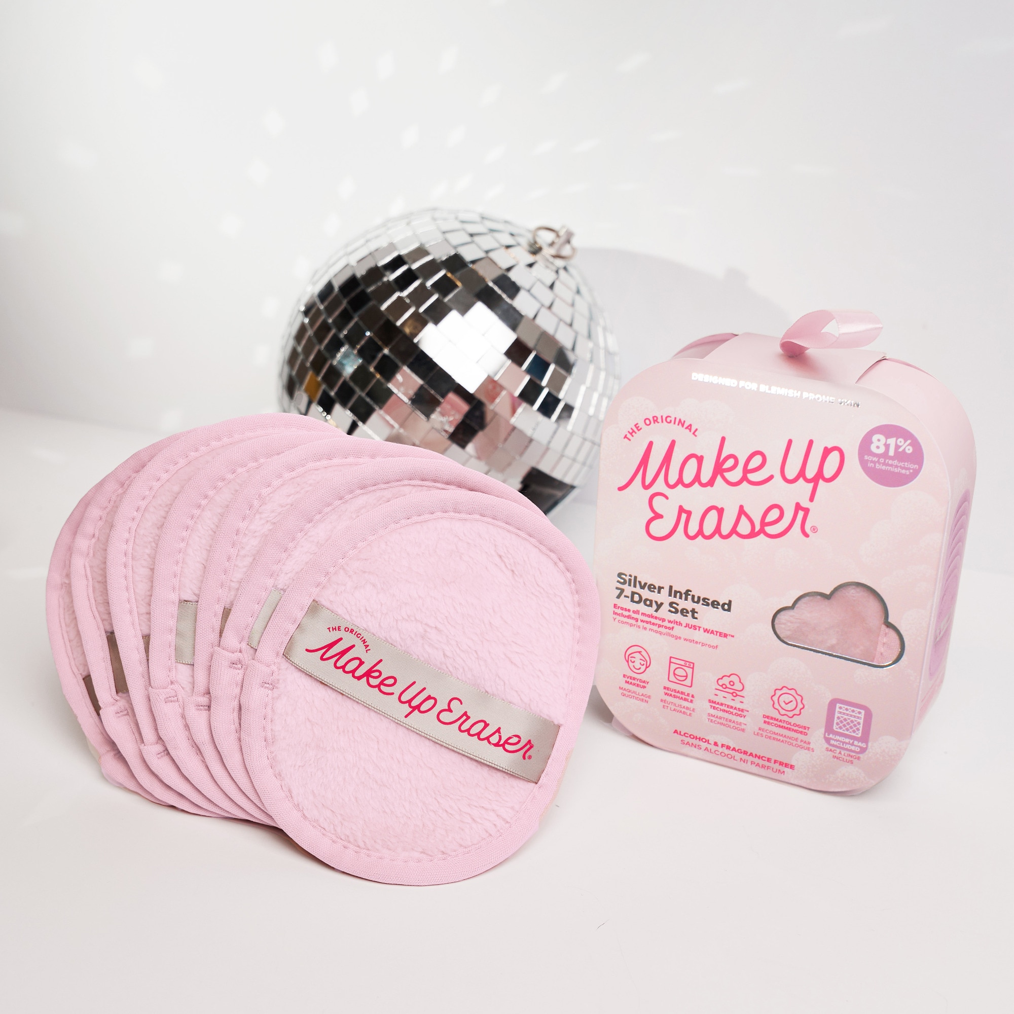 MAKE UP ERASER ACCESSOIRES Serviette démaquillante réutilisable - silver infused  1 of 3 