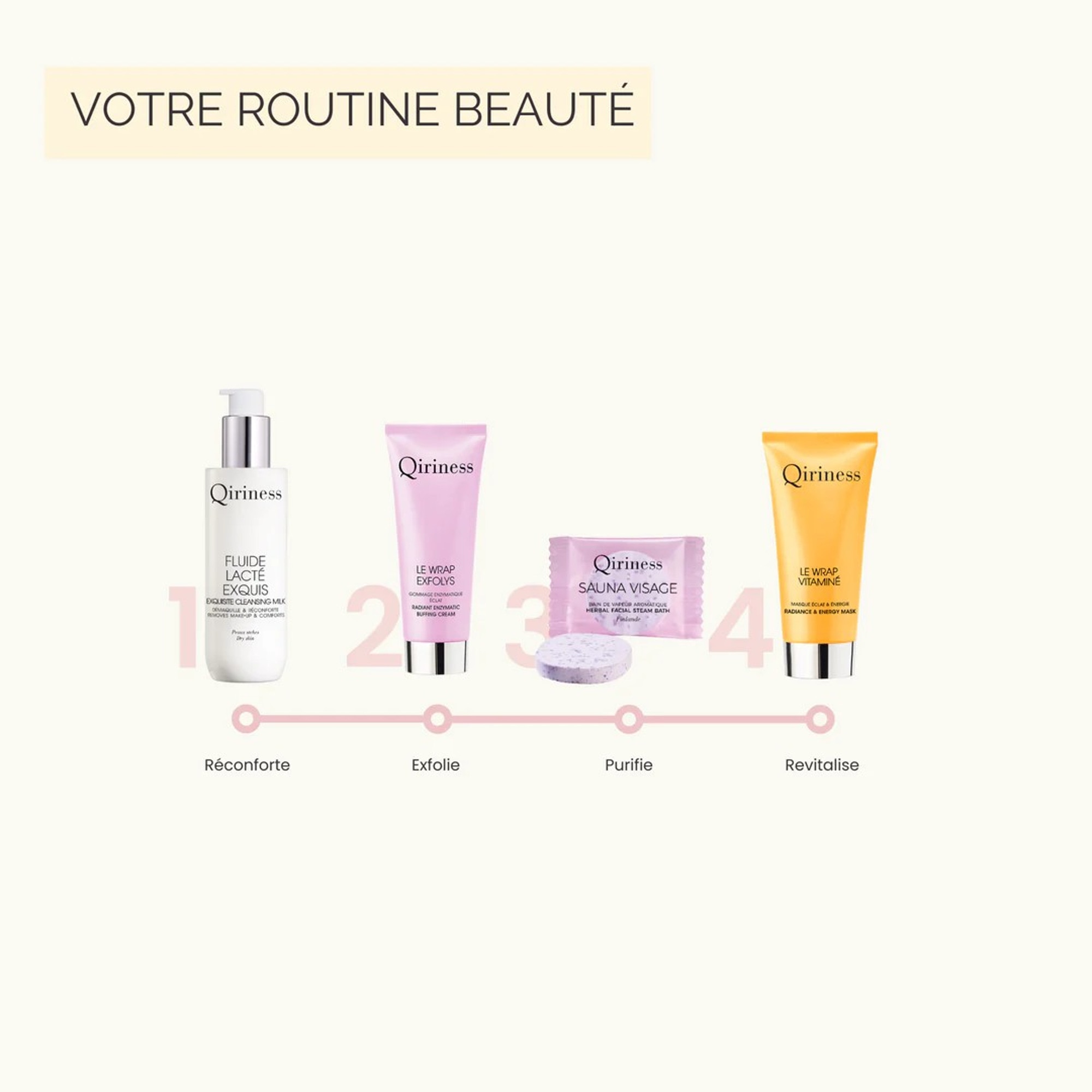 Qiriness LES RITUELS Sauna visage - 6 galets aromatiques 2 of 4 Sauna visage - 6 galets aromatiques