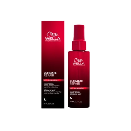 95ML WELLA PROFESSIONALS ULTIMATE REPAIR Sérum de nuit sans rinçage pour cheveux abîmés  1 of 4 