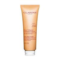 125ML Clarins NETTOYANT Doux nettoyant gommant express – toutes peaux  1 of 2 