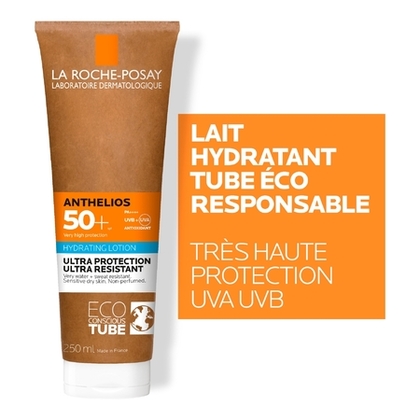 250ML LA ROCHE POSAY ANTHELIOS Lait solaire hydratant peaux sèches corps - SPF50+  1 of 4 