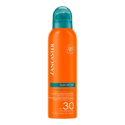 200ML Lancaster SUN SPORT Brume invisible rafraîchissante application peau mouillée SPF30  1 of 4 