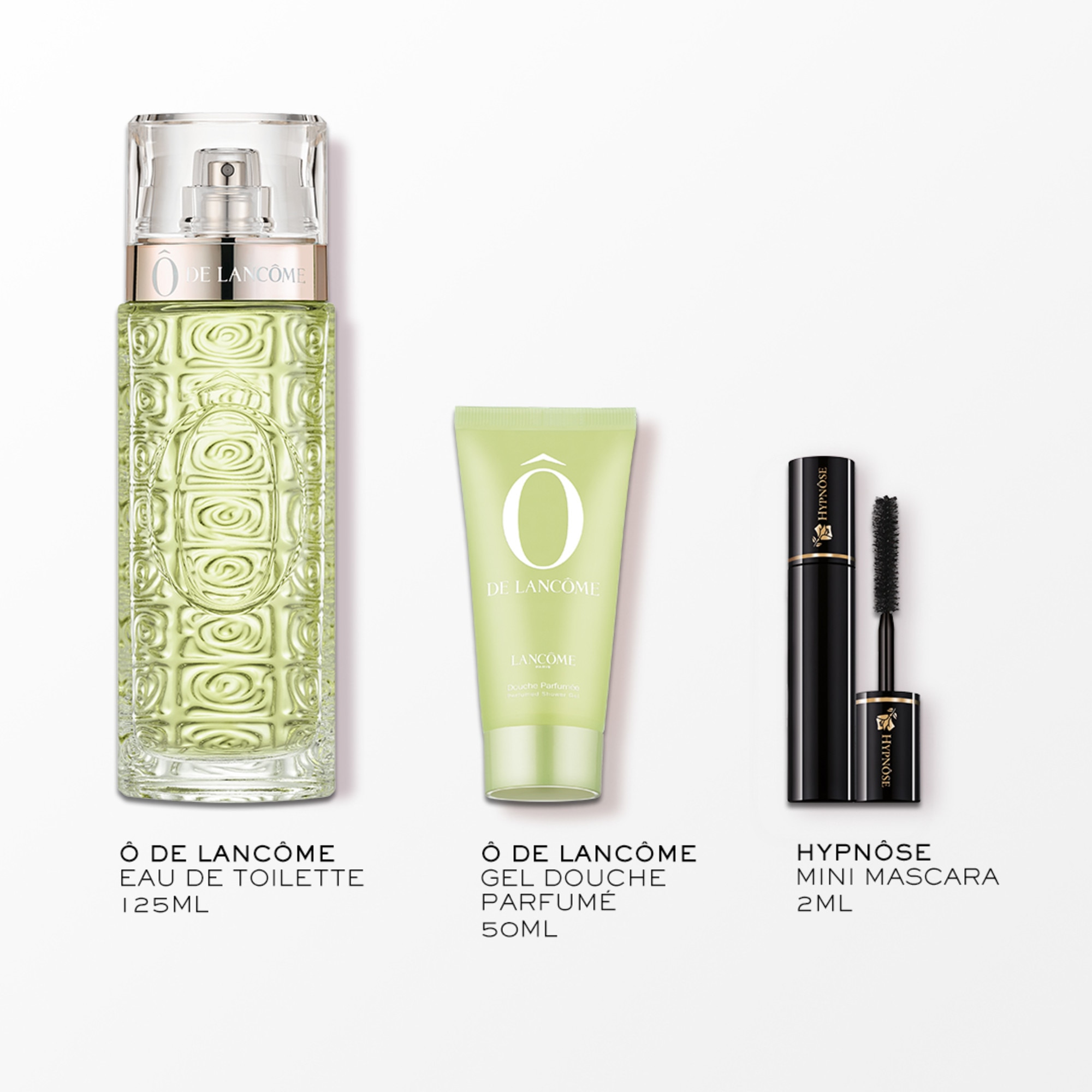 Coffret-  eau de toilette + gel douche parfumé + mascara