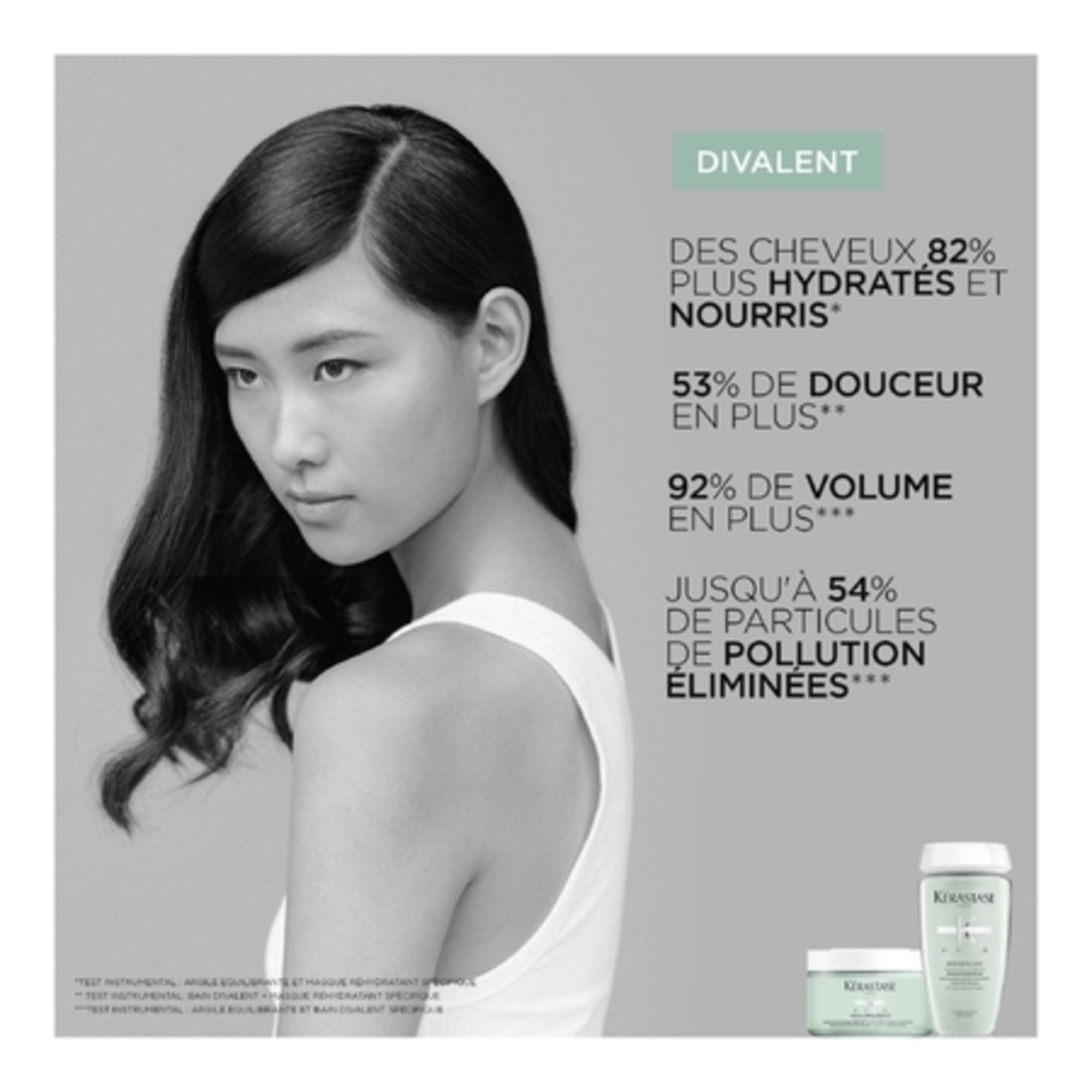 Shampooing bain divalent