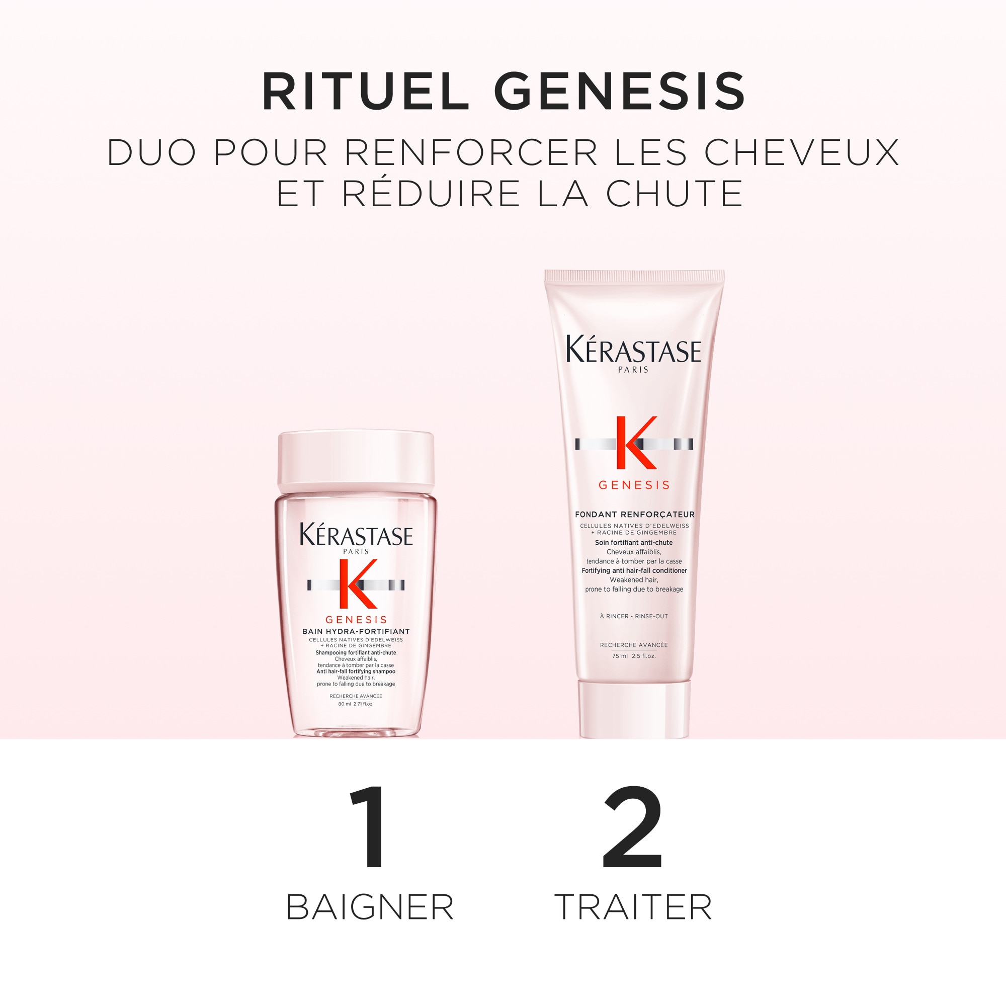  KÉRASTASE GENESIS Coffret découverte bain et fondant genesis pour cheveux fragilisés  1 of 4 