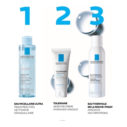 200ML LA ROCHE POSAY EAU MICELLAIRE ULTRA Eau micellaire démaquillante peaux réactives  1 of 4 