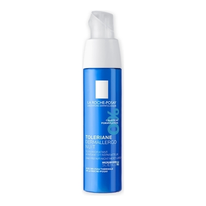 40ML LA ROCHE POSAY TOLERIANE DERMALLERGO NUIT Soin hydratant apaisant & réparateur peaux sensibles  1 of 4 