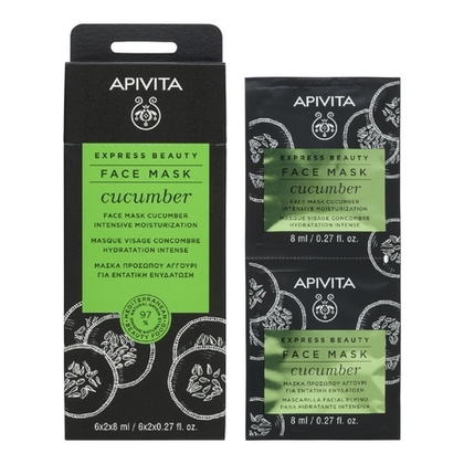 16ML APIVITA EXPRESS BEAUTY Masque visage hydratation intense au concombre  1 of 1 