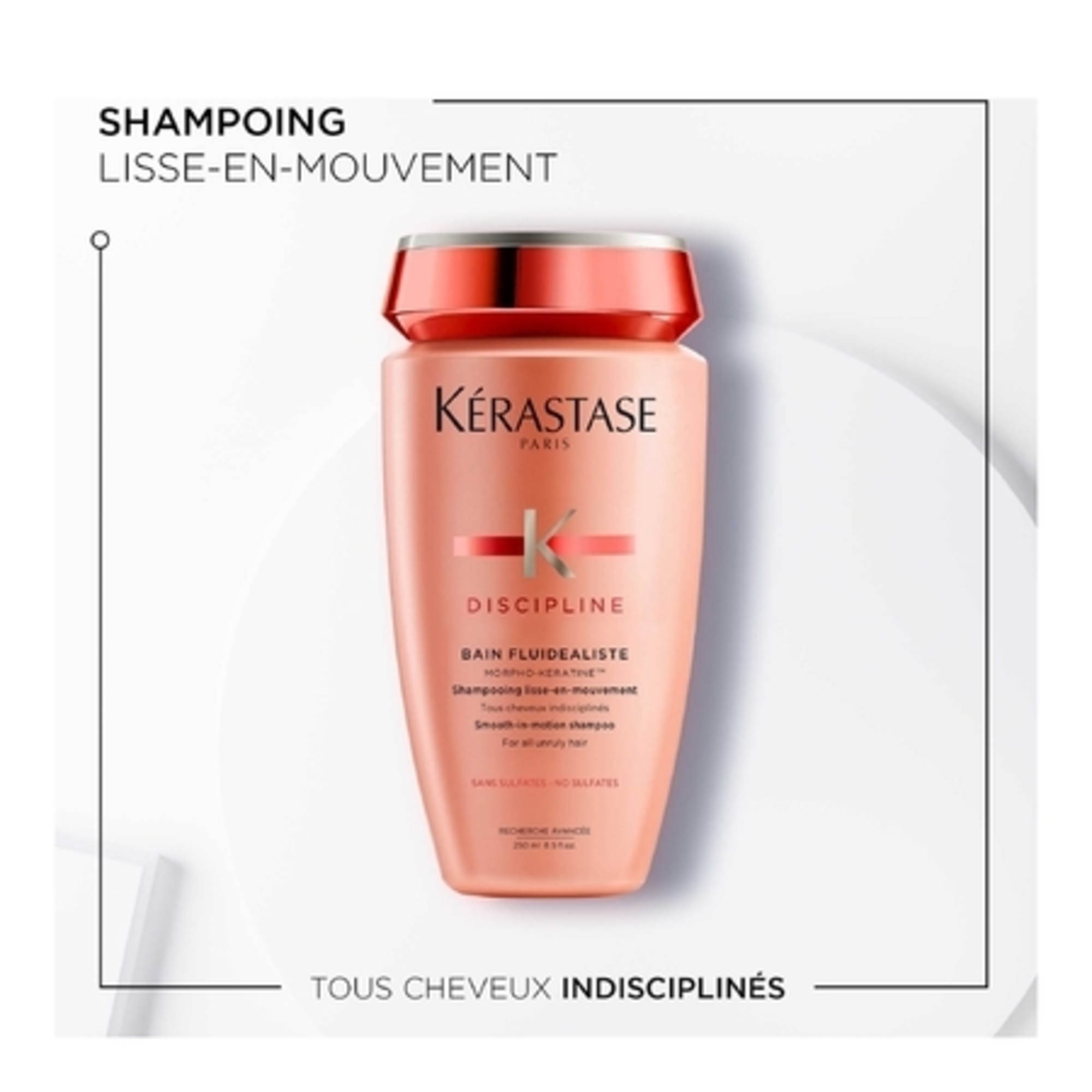 Bain fluidéaliste cheveux indisciplinés