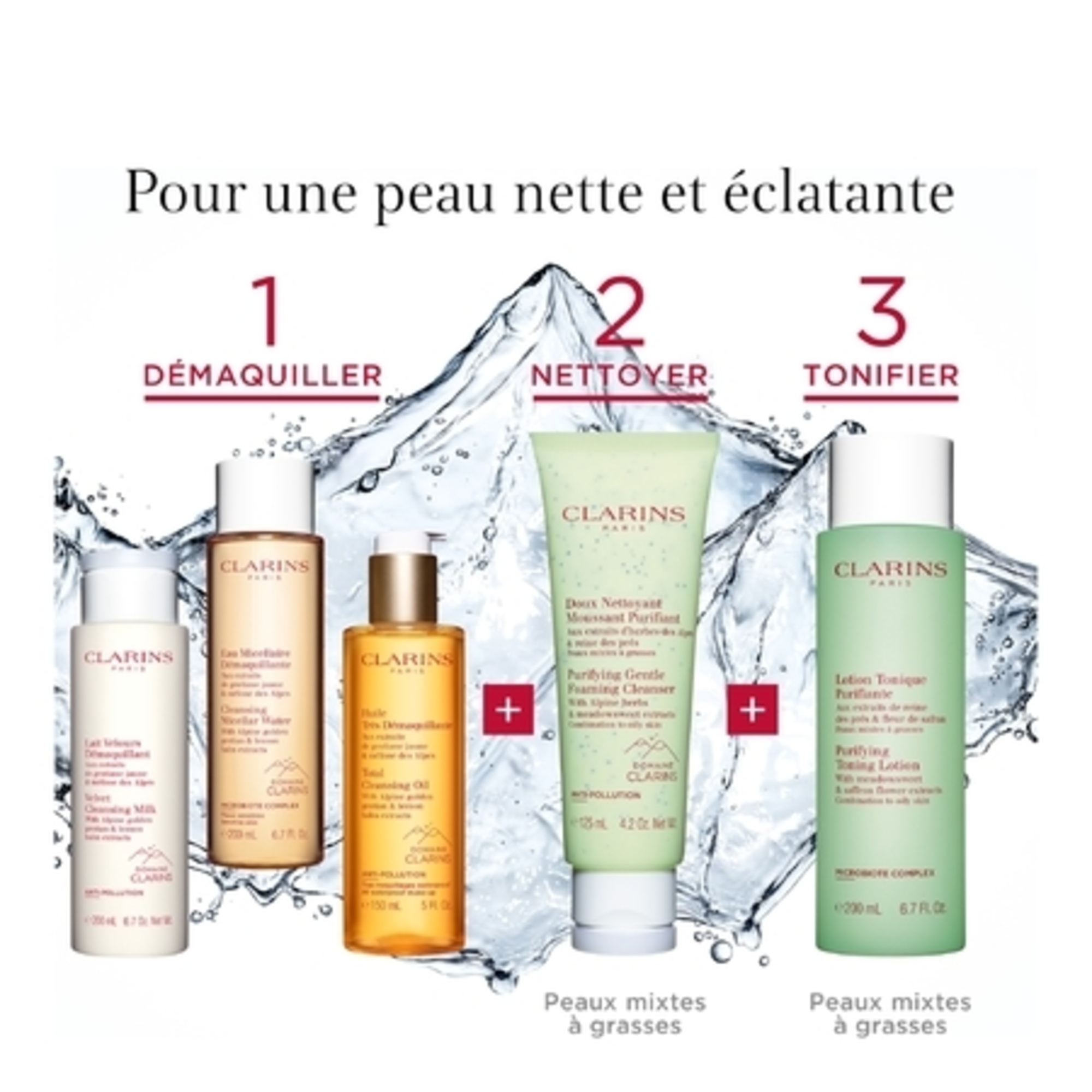 Lotion tonique purifiante aux extraits de reine des près & fleur de safran