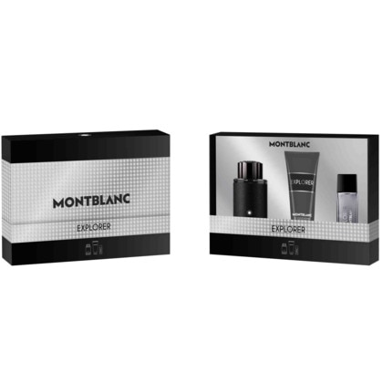 MONTBLANC EXPLORER Coffret eau de parfum + gel douche + vaporisateur voyage 1 of 1