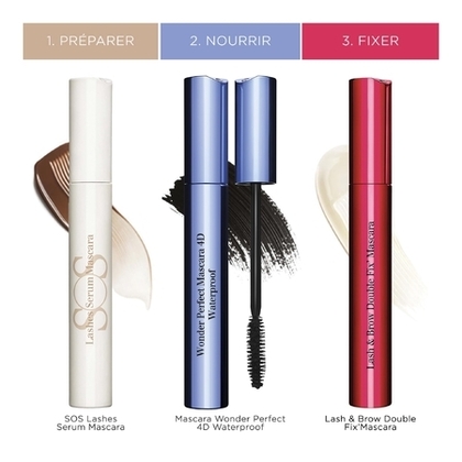 8ML Clarins WONDER PERFECT MASCARA 4D Mascara 4D Waterproof  1 of 4 