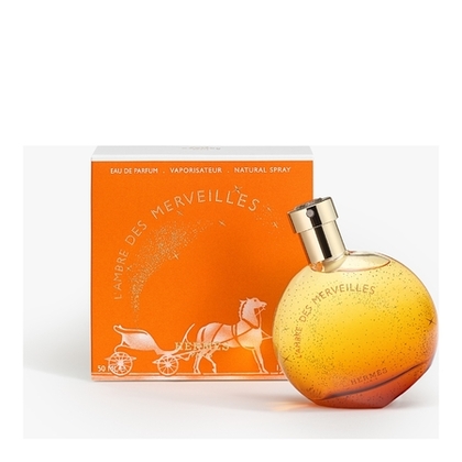 50mL Hermès EAU DES MERVEILLES Eau de parfum- l'ambre des merveilles  1 of 4 