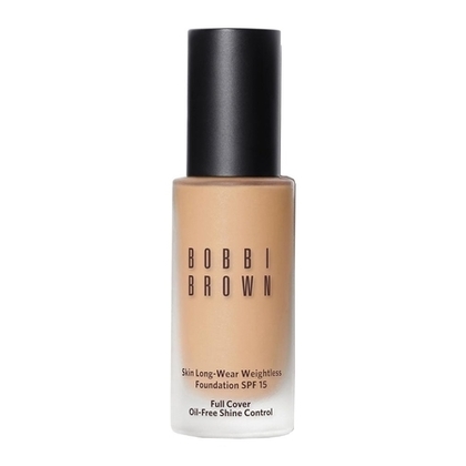  BOBBI BROWN SKIN LONG-WEAR WEIGHTLESS FOUNDATION Fond de teint longue tenue ultra-léger couvrance parfaite fini mat SPF15  1 of 4 