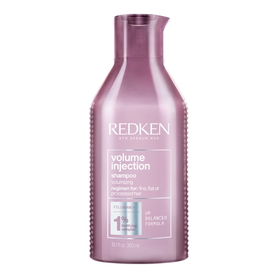 Redken - Volume Injection - Shampoing Volumisant Cheveux Fins Et Plats - 300ml