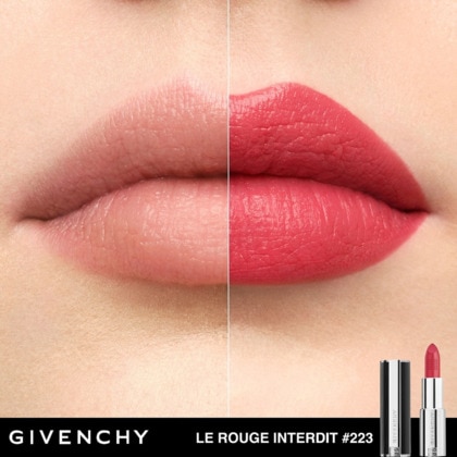  GIVENCHY LE ROUGE INTERDIT INTENSE SILK Rouge à lèvres rechargeable fini soyeux couleur lumineuse  1 of 4 