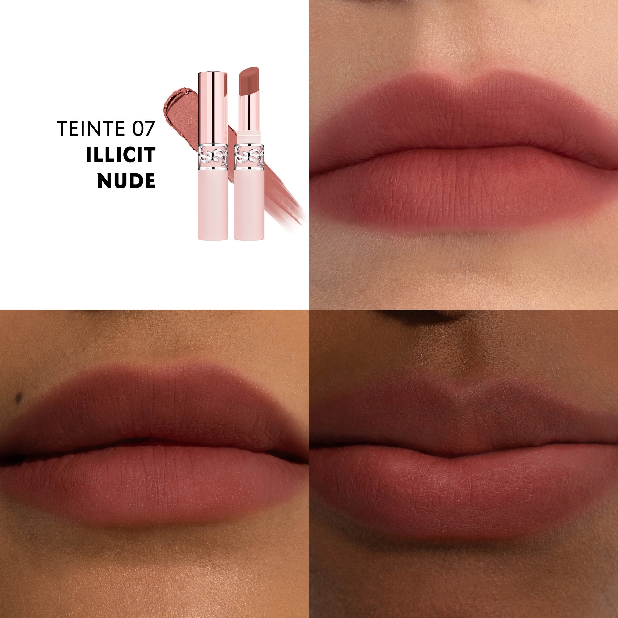 Rouge à lèvres mat effet floutant longue durée