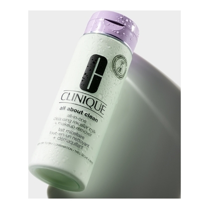 200ML Clinique ALL ABOUT CLEAN Lait micellaire tout-en-un nettoyant + démaquillant Type ½  1 of 4 