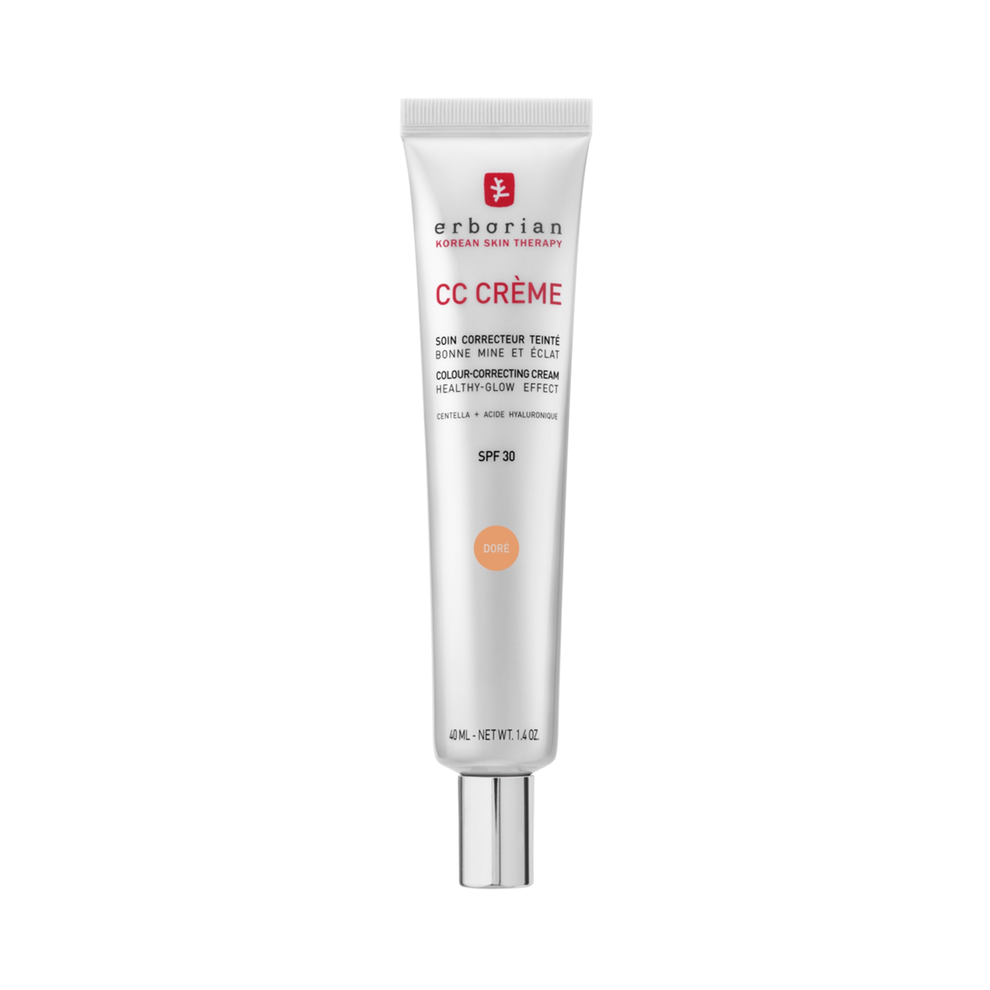 Erborian - Cc Creme - Soin Correcteur Teinté - Bonne Mine & Éclat - Caramel - 15ml