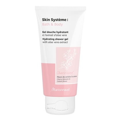 50mL MARIONNAUD SKIN SYSTÈME : BATH & BODY Mini gel douche hydratant fleurs de cerisier & coton  1 of 4 