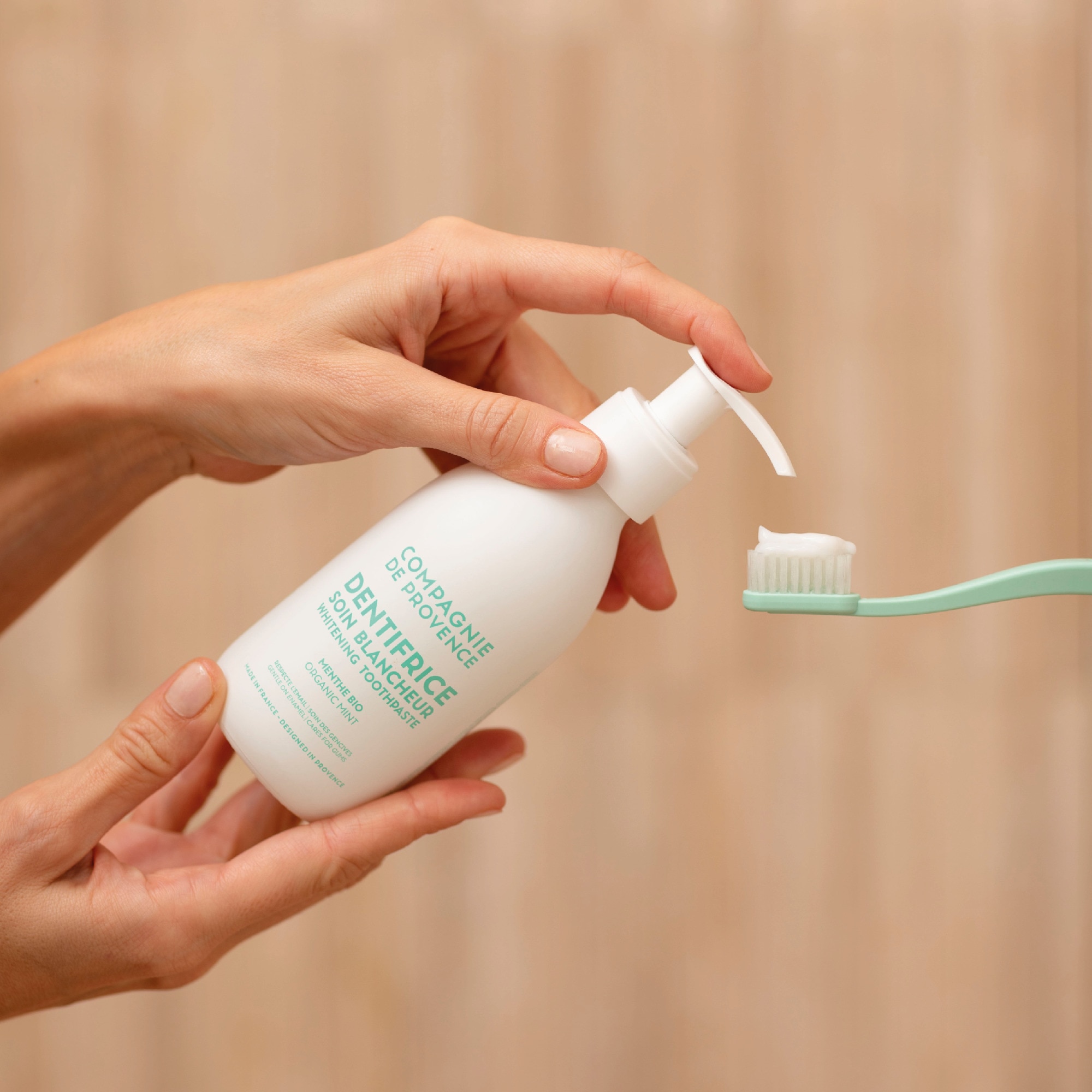 Dentifrice soin blancheur bio