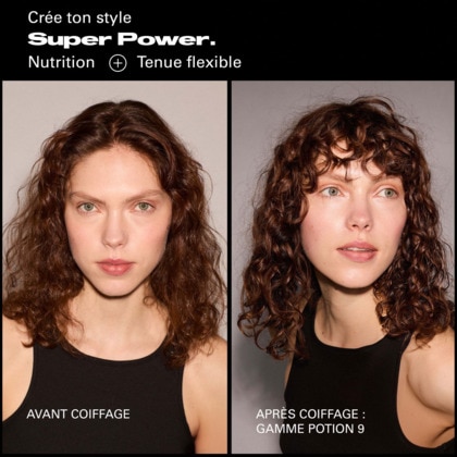 Crème de soin coiffante sans rinçage