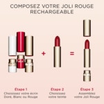 Clarins JOLI ROUGE VELVET Joli rouge - rouge à lèvres fini mat - recharge 3 of 4 Joli rouge - rouge à lèvres fini mat - recharge