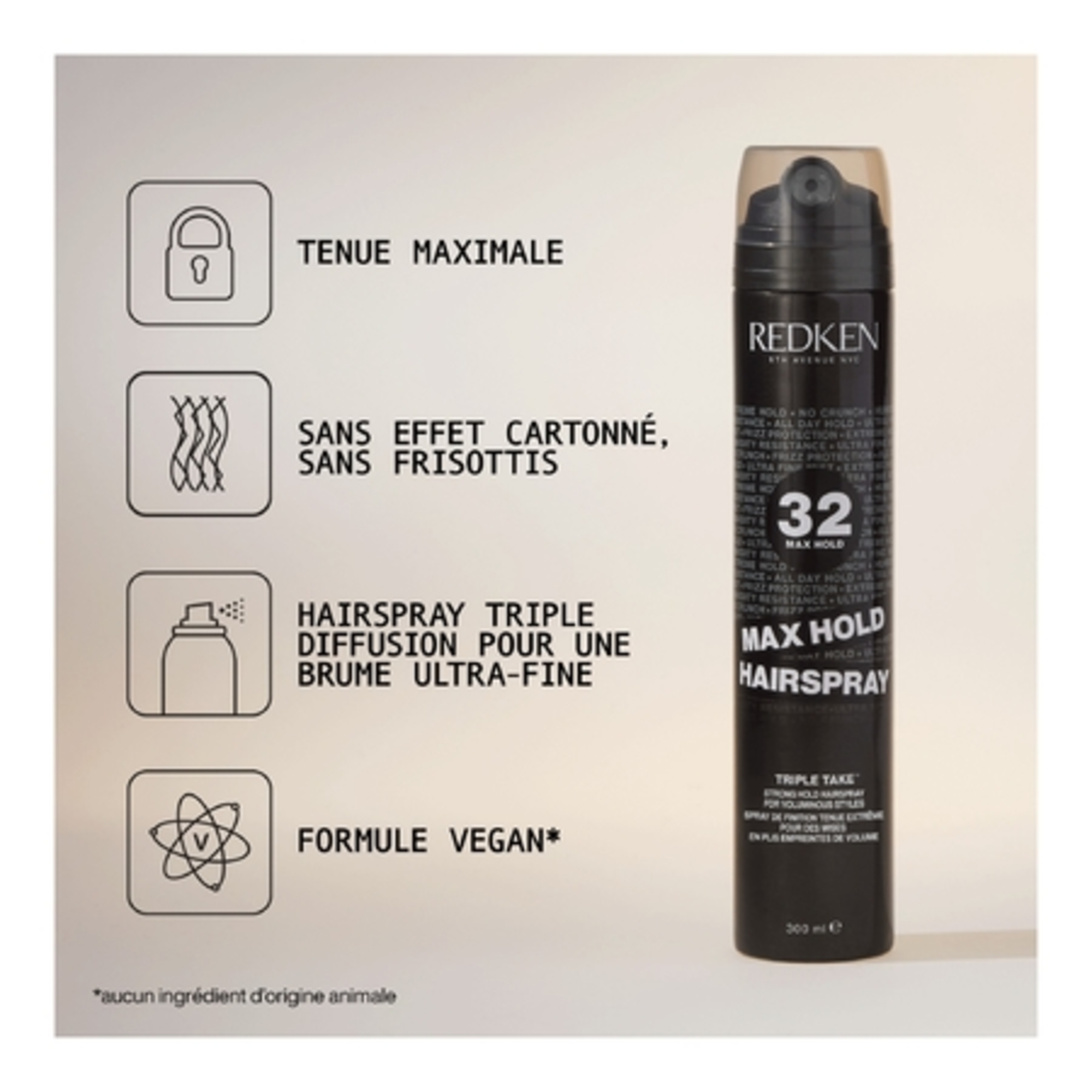 Spray tenue extrême