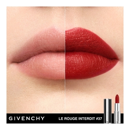  GIVENCHY LE ROUGE INTERDIT INTENSE SILK Rouge à lèvres fini soyeux couleur lumineuse -  recharge  1 of 4 