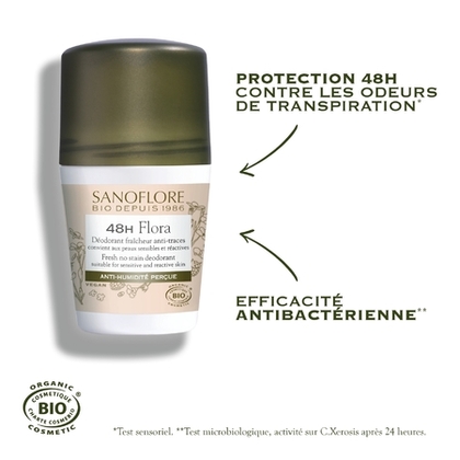 50mL SANOFLORE DEODORANTS Déodorant bio efficace 48h  1 of 4 