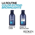 300ML REDKEN COLOR EXTEND BROWNLIGHTS Après-shampoing neutralisant cheveux bruns  4 of 4 Après-shampoing neutralisant cheveux bruns
