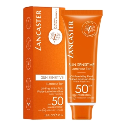 50ML Lancaster Sun Sensitive Fluide lacté non-gras visage  1 of 4 