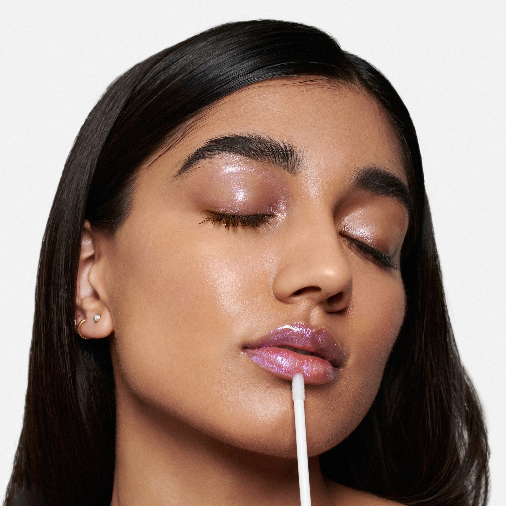 Gloss à lèvres irisé