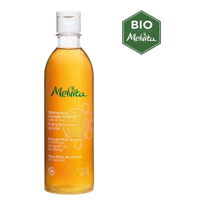 Melvita - Les Essentiels Shampooing - Shampooing Lavages Fréquents - Tous Types De Cheveux - 200ml