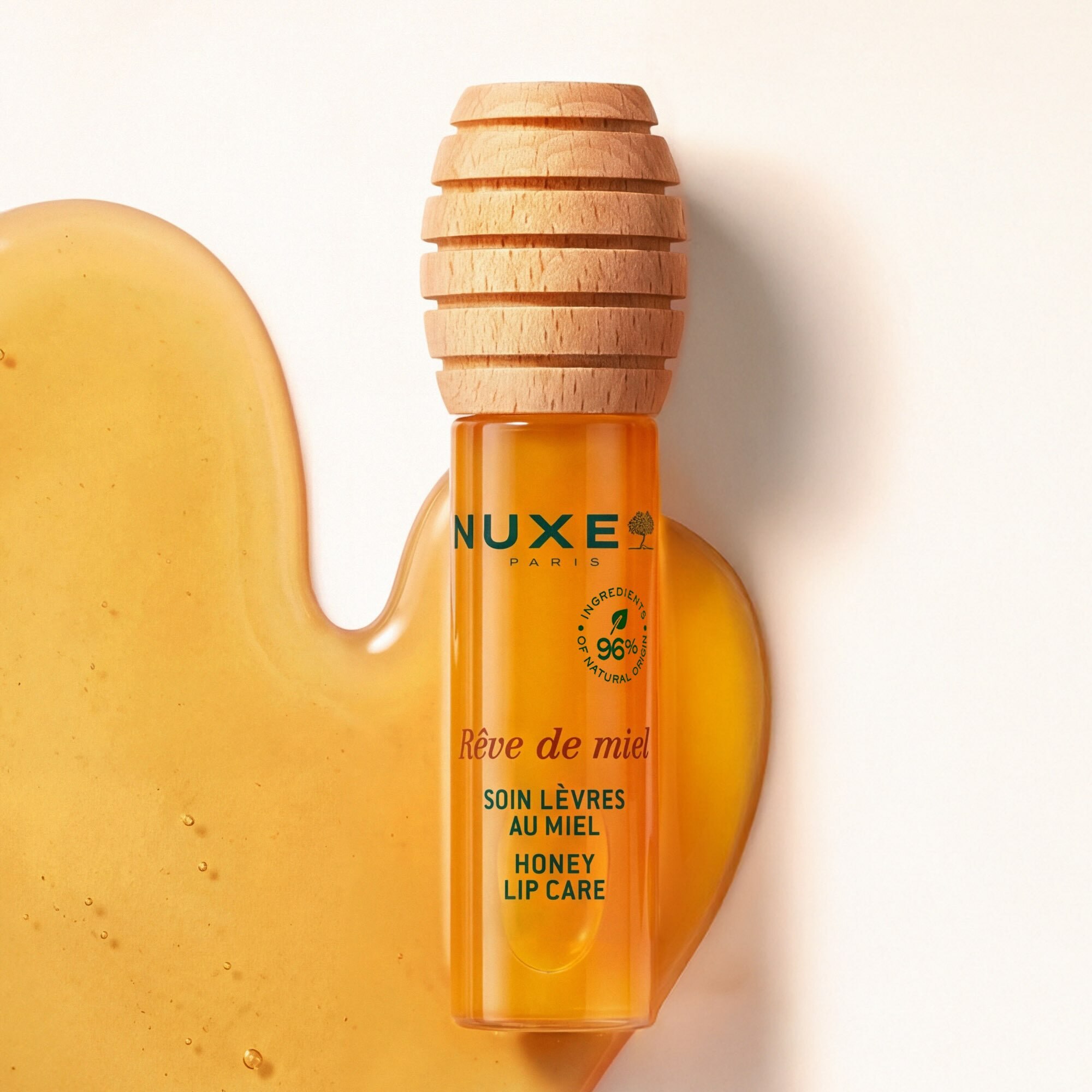 10ML Nuxe RÊVE DE MIEL Soin lèvres au miel avec étui & charms 1 of 4