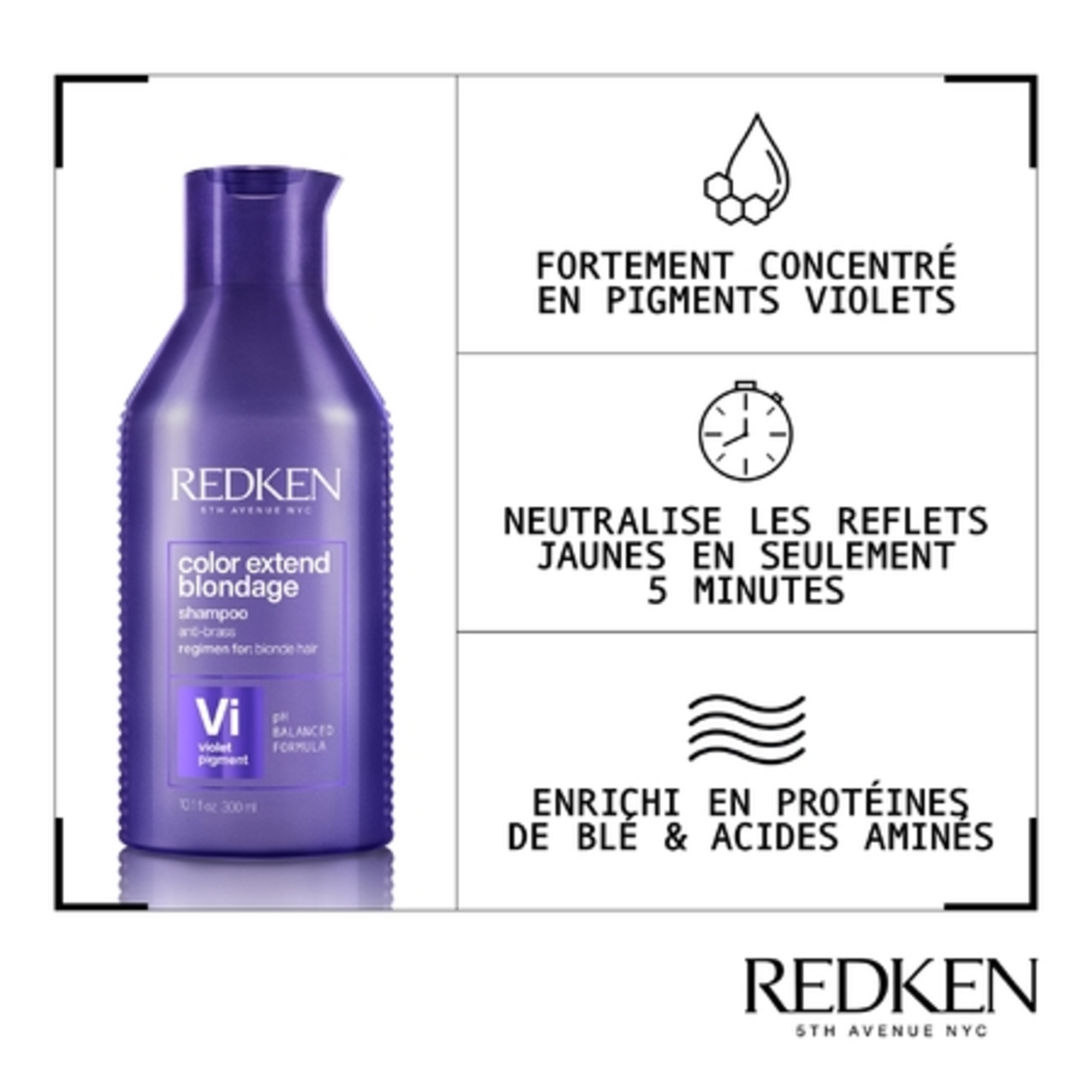 Shampoing neutralisant cheveux blonds