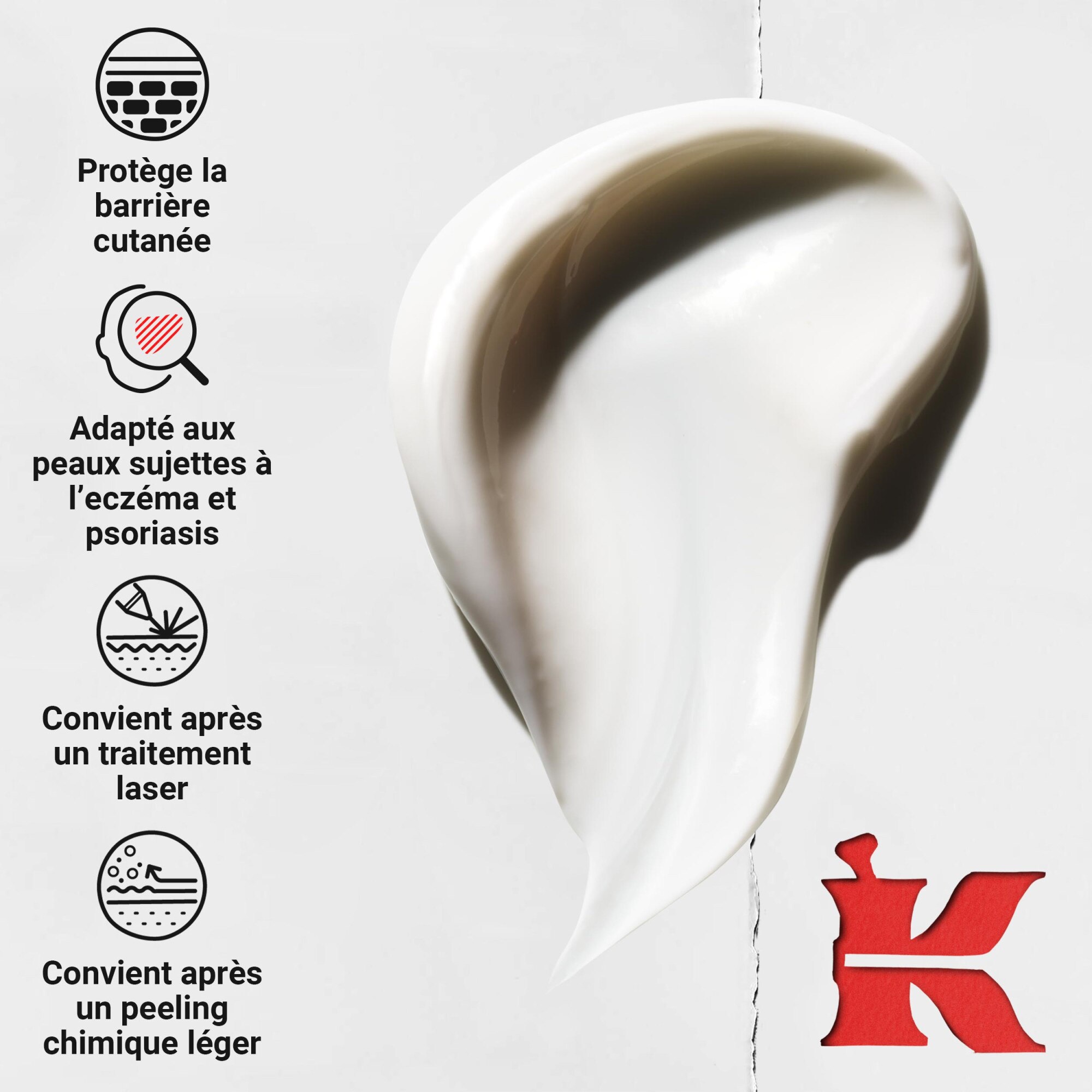 150ml KIEHLS UFC DERM-GRADE Crème sos ultra réparatrice - recharge 1 of 4